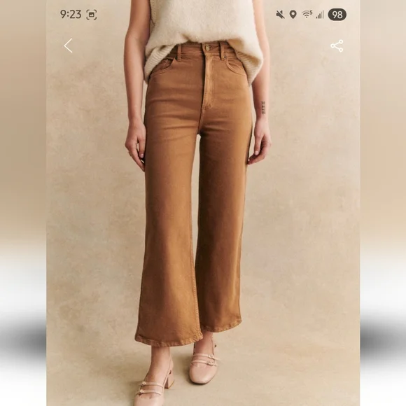 NWT Sezane Le Crop Pant - Picture 5 of 12